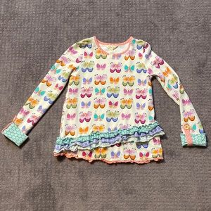 Matilda Jane Girl's Butterfly Kisses Tunic. Girls Size 8. Like new. No stains.